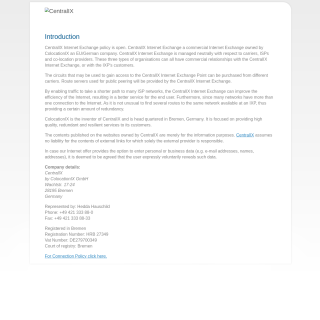  CentralIX  aka (CentralIX Internet Exchange)  website