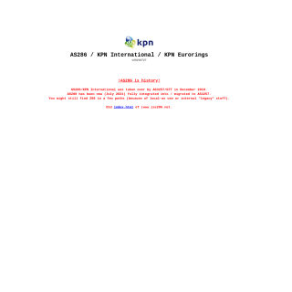  GTT (former KPN International / KPN Eurorings)  website