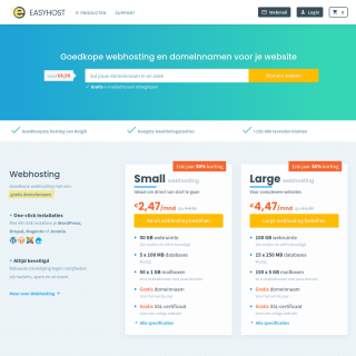  Easyhost  website