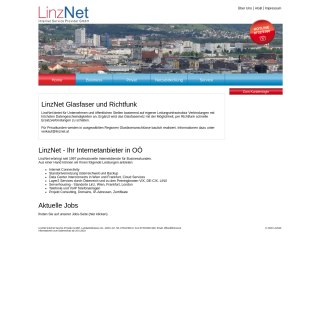 LinzNet ISP GmbH  website