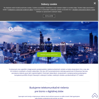 O2 Business Services  website