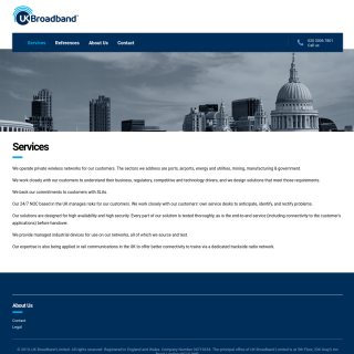  UK Broadband  website