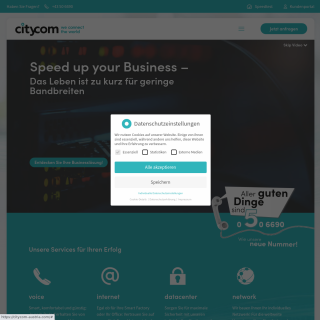 Citycom Telekommunikation  website