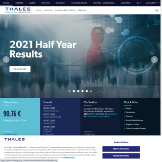 Thales Services Numériques  website