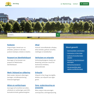  Gemeente Den Haag  aka (Municipality The Hague)  website