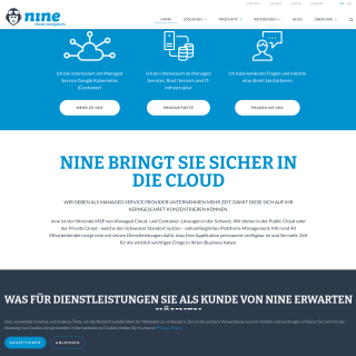 Nine Internet Solutions AG  website