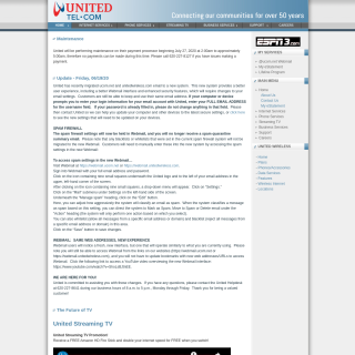 United Telephone Association  website
