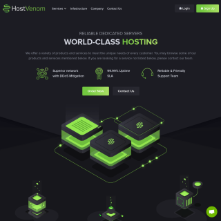 HostVenom  website