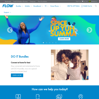  FLOW-NET  aka (FLOW Jamaica)  website