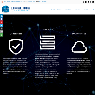  Lifeline Data Centers  website