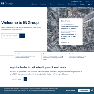  IG Index PLC  aka (IG)  website