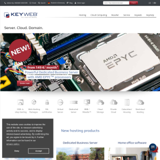 Keyweb  website