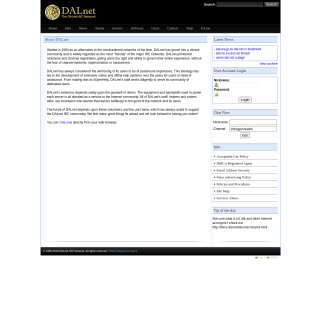  DALnet IRC Network  website