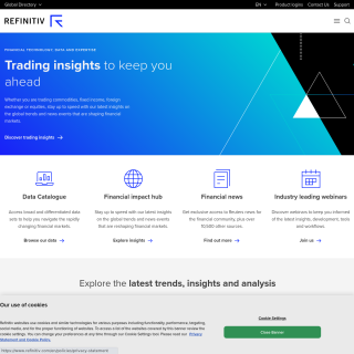  Thomson Reuters U.S.  aka (Refinitiv)  website