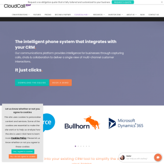  CloudCall North America  aka (Synety Inc)  website