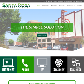  Santa Rosa Communications  website