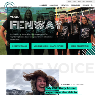  Colleges of the Fenway  aka (CofAN)  website