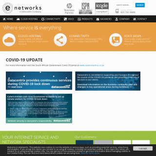  eNetworks  aka (eNetworks, Datacentrix, Pinnacle Holdings, Alviva)  website
