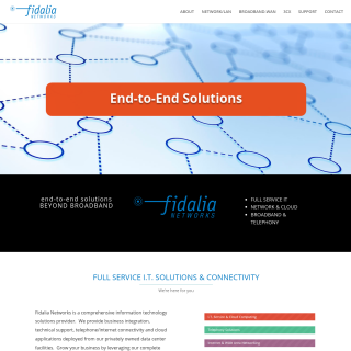 Fidalia Networks Inc  website
