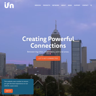 Intelligent Fiber Network  website