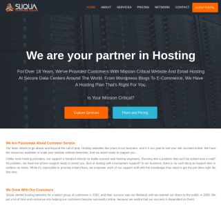 Sliqua Enterprise Hosting  website