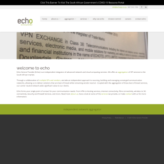 Echo Service Provider  website