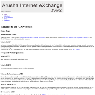 TIX Tanzania - Arusha Mgmnt  aka (AIXP Management)  website