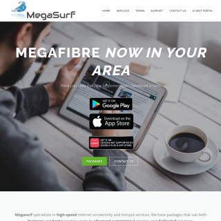 Megasurf Wireless Internet  website