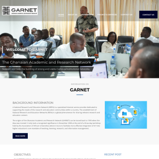  Ghanaian Academic and Research Network  website