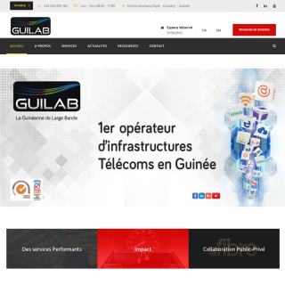  GUILAB  aka (La Guineenne de Large Bande)  website
