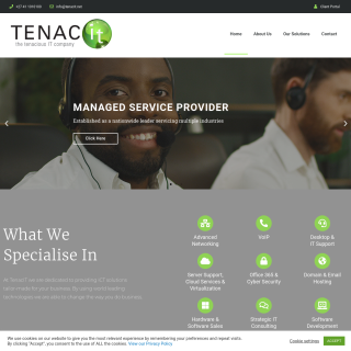 TenacIT Solutions  website