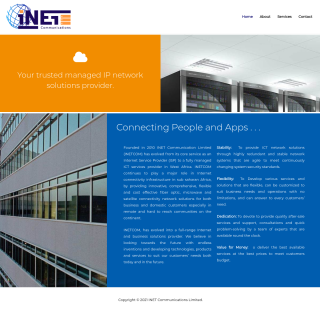 iNET Communications  website