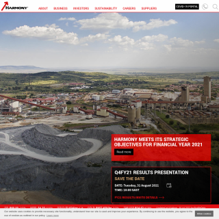  HGMC1  aka (Harmony Gold Mining)  website