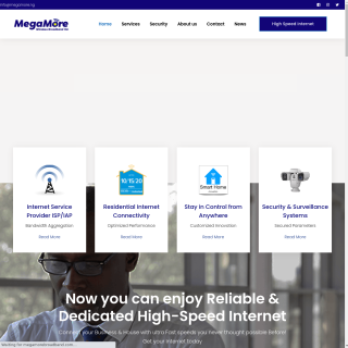 MegaMore Wireless Broadband  website