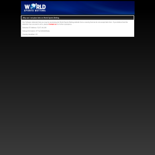  World Sports Betting Services  aka (WSB)  website
