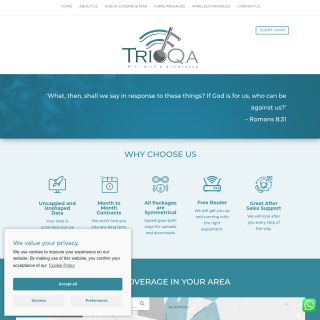 Triqa Wifi  website