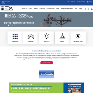  Electricity Distributors Association  website