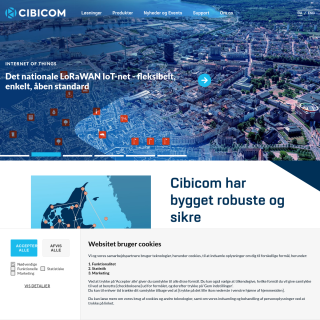  Cibicom  aka (Teracom Denmark)  website