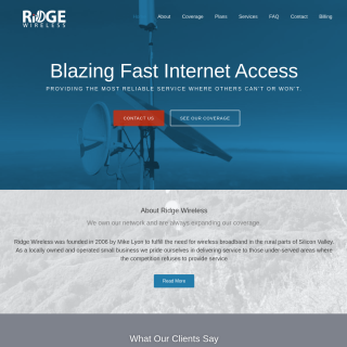  Ridge Wireless  website