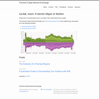  FCIX Route Servers  aka (FCIX)  website