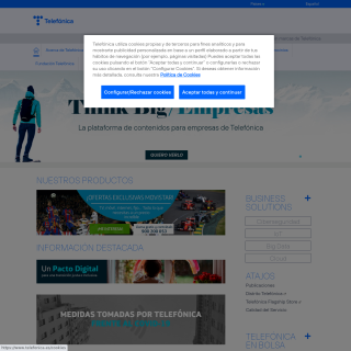 Telefonica de España  website