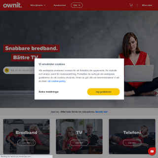 Ownit Broadband AB  website