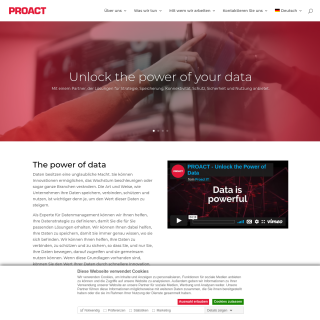 Proact Deutschland GmbH (formerly teamix GmbH)  website