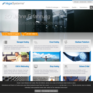 VegaSystems GmbH & Co. KG  website