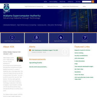 Alabama Research and Education Network  website