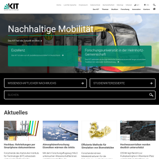  Karlsruhe Institute of Technology (KIT)  aka (Forschungszentrum Karlsruhe (FZK), Universität Karlsruhe)  website