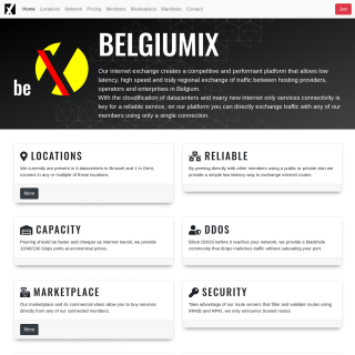  BelgiumIX Route Servers  aka (BELGIUMIX)  website