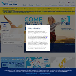  Blue Air Aviation  aka (Blue Air)  website