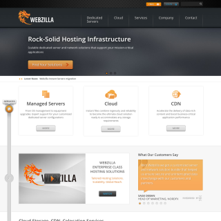 Webzilla  website