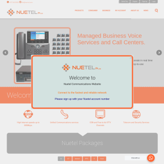 Nuetel Communications  website